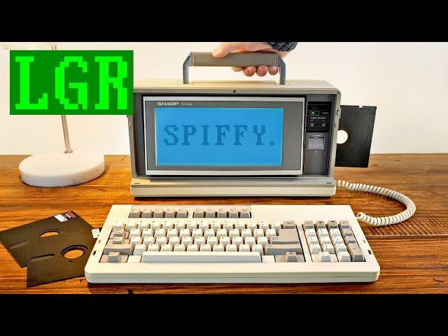 $1,795 Luggable PC from 1985: Sharp PC-7000