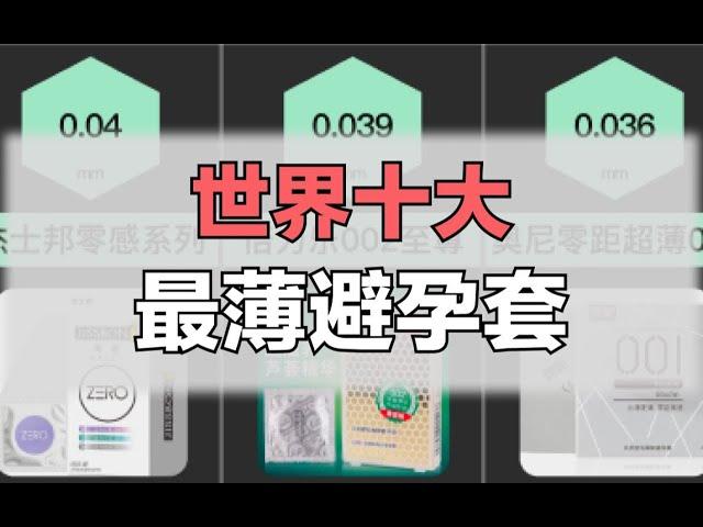 世界十大最薄避孕套 【莫娜data】