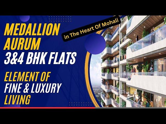 The Medallion Aurum Sector 67 Exclusive Apartment 3+1 and 4+1BHK Luxury Flats