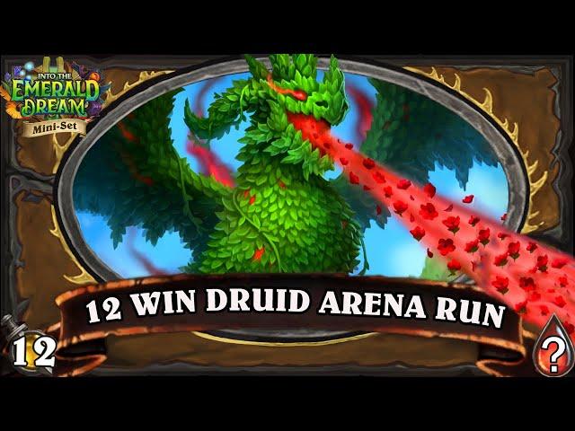 My First 12 Win Run In The Underground! - 12 Win Druid Hearthstone Underground Arena Run