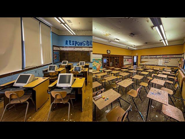 Abandoned Detroit School With The POWER & HEAT STILL ON (untouched)