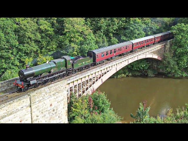 Steam Locomotives On UK Heritage Railways Compilation 2024