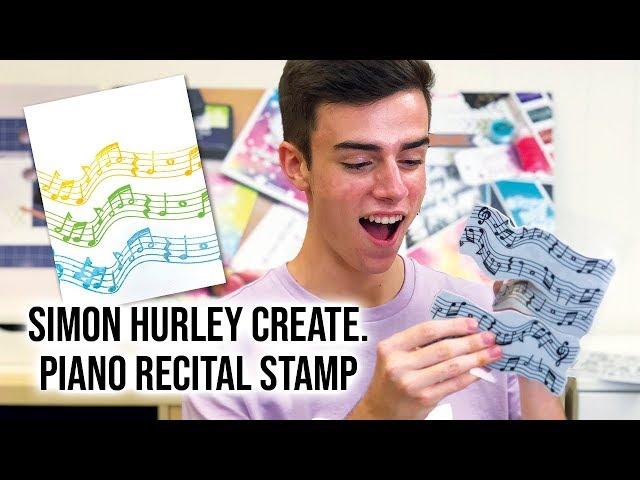 How to Use Simon Hurley create. Piano Recital Background Stamp