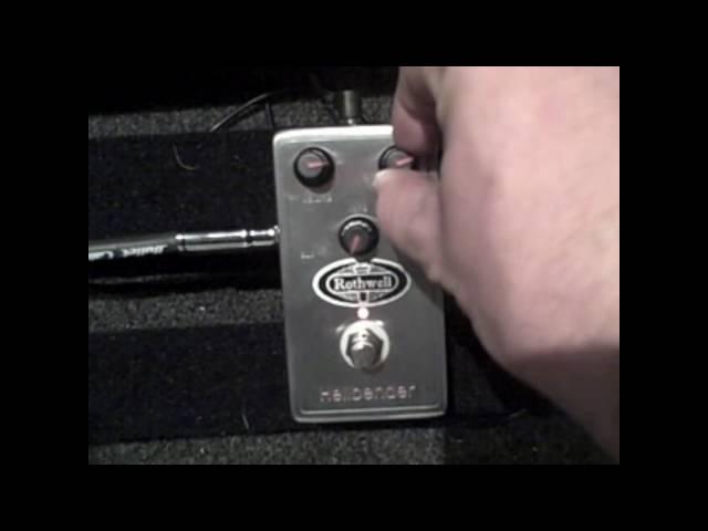 Rothwell Hellbender Overdrive Effects Pedal Demo