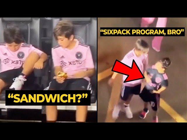 Funny moment when Ciro jokes with Thiago Messi before Inter Miami vs Chicago | Football News Today