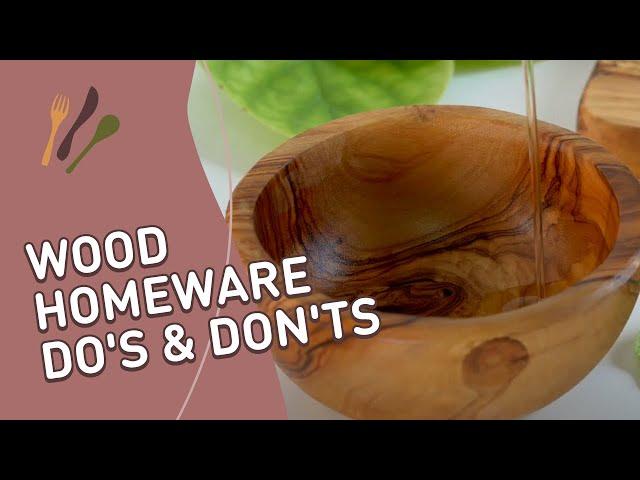 EASY HOME CARE GUIDE for Wooden Kitchenware | Rainforest Bowls