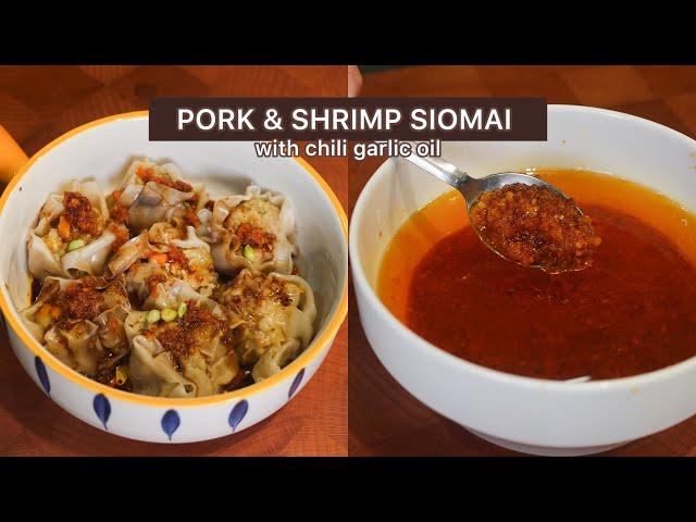 Pork & Shrimp Siomai with Chili Garlic Oil Recipe