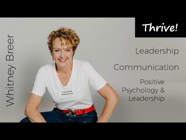 Thrive! - The Leadership Blog