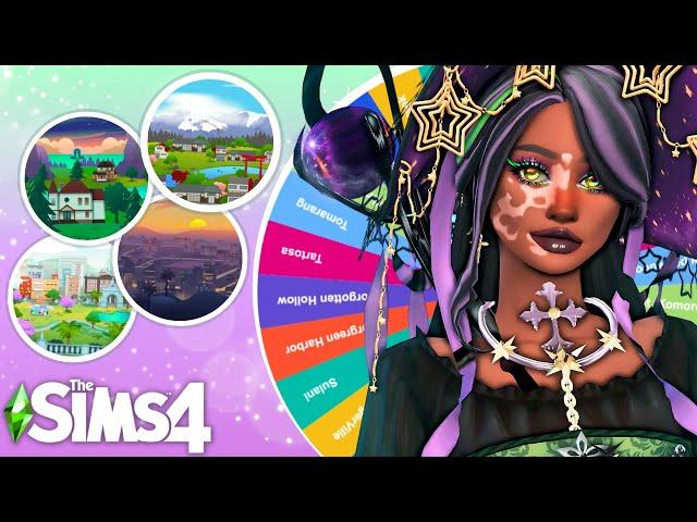 EACH SIM IS A DIFFERENT WORLD! | SPIN THE WHEEL! | The Sims 4