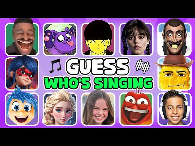 Guess Meme & Who's Singing| Skibidi Toilet, Inside Out 2, Gegagedigegago, CatNap, Bling-Bang-Bang