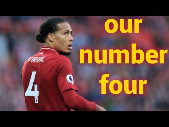 Virgil Van Dijk Song With Lyrics. OUR NUMBER FOUR.