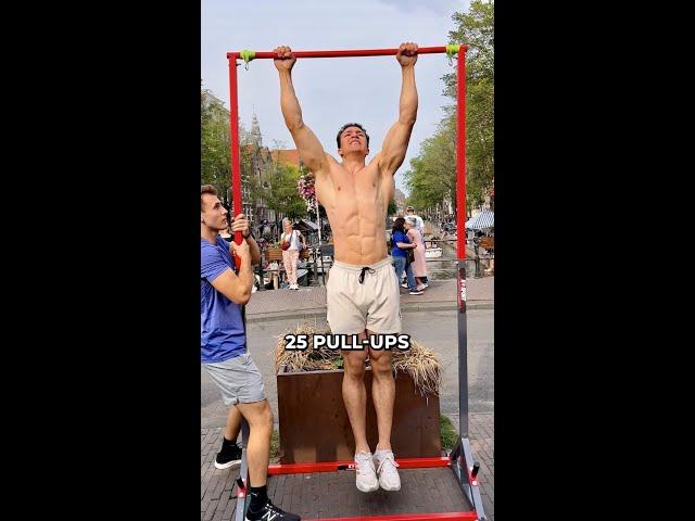 He Thought He Could Beat Him At Pullups 