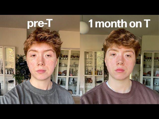 I documented EVERYTHING my first month on testosterone