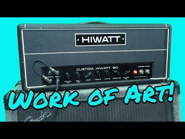 AMPS THIS BEAUTIFUL Don't Need 'Repair'…Only Love ️ - 1971 HIWATT CUSTOM 50 DR504