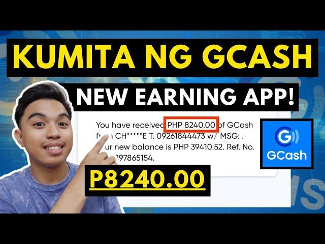 KUMITA NG P8,240.00 GCASH SA BAGONG EARNING APP I GCASH APPLICATION I EARNING APPLICATION 2024