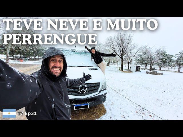 PRIMEIRA VEZ NA NEVE e ficamos SEM GÁS no MOTORHOME - T7 Ep31