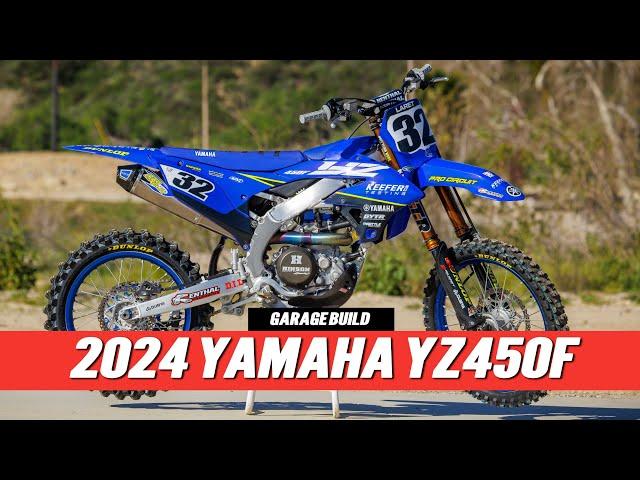 2024 Yamaha YZ450F Project Bike Garage Build