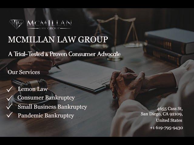 McMillan Law Group — Bankruptcy Attorney San Diego CA