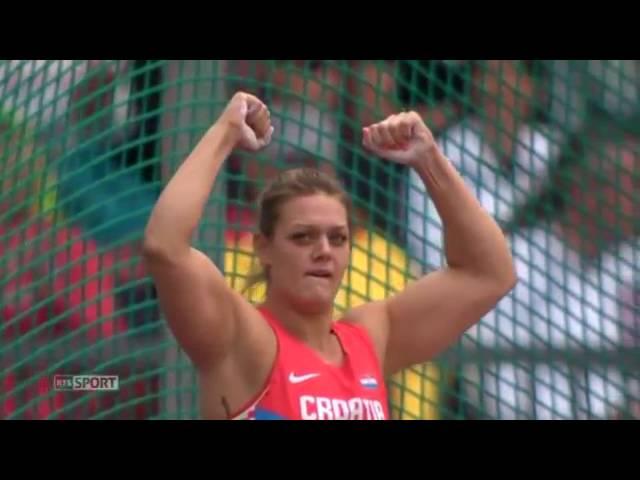 Sandra Perkovic (CRO) 71.08 Discus Throw Zurich 2014