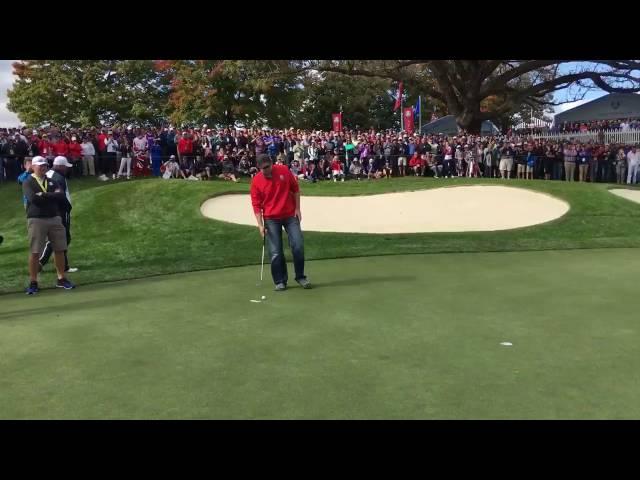 U.S. Fan Challenged by Rory McIlroy, Henrik Stenson, Justin Rose and Andy Sullivan | 2016 Ryder Cup