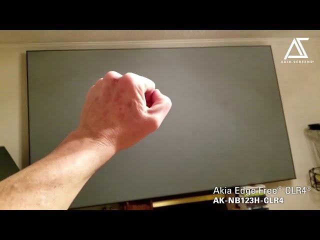 AKIA Screens Home Theater Edge Free CLR4 Ambient Light Rejecting Fixed Frame Screen by TipsNNTricks