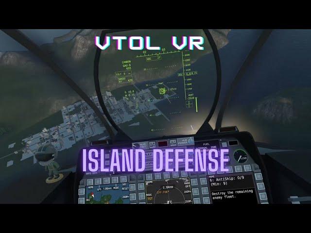 VTOL VR - AV-42C Campaign - Island Defense