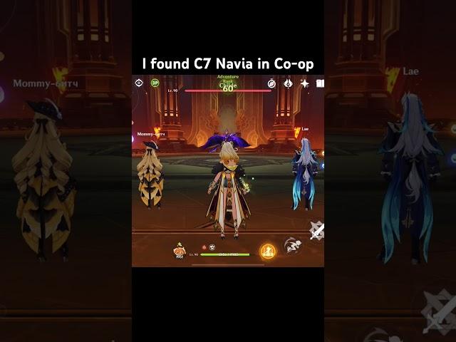 I found C7 Navia in Co-op #navia #genshinimpact