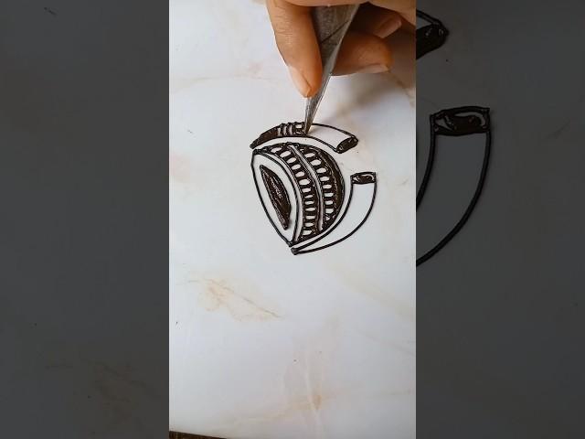 Dhol mehndi design. dulhan mehndi #mehndidesign #mehndi #henna #dhol #youtubeshorts  #shorts