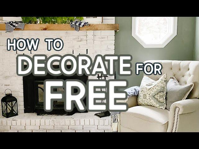 Decorate your house for FREE! I'm showing you how...