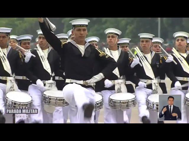 Gran Parada Militar 2023, Academia Politécnica Naval (Escalón Naval) Armada De Chile.