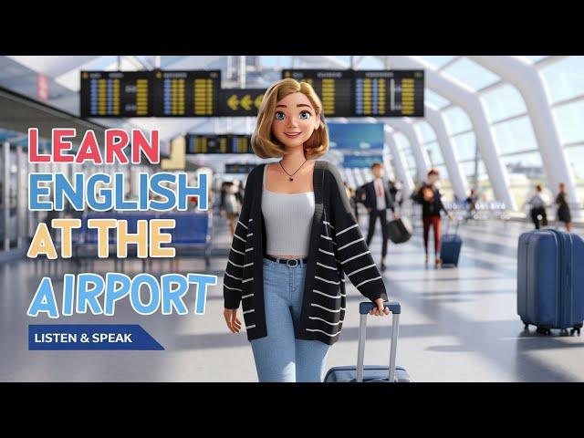 AT the airport | Improve English Listening and Speaking skills | Airport Vocabulary