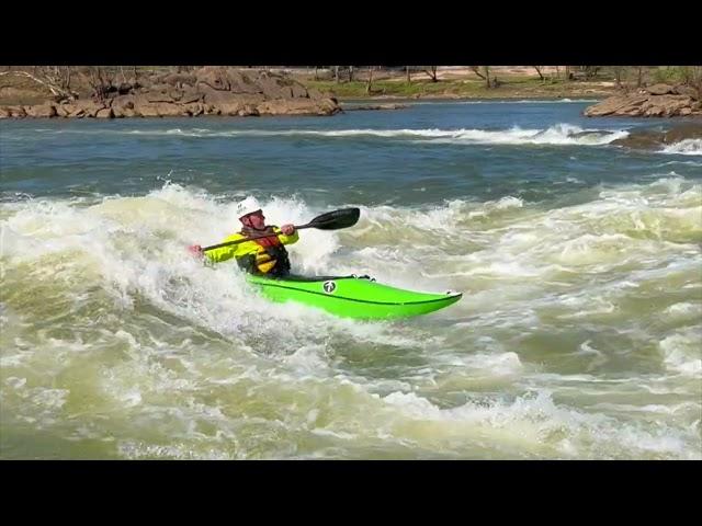 Surfing the Apex Ringer on a small wave