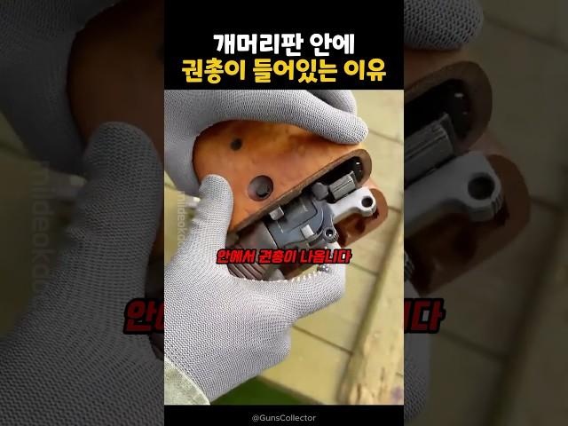 개머리판 안에 권총이 들어있는 이유 ㄷㄷ