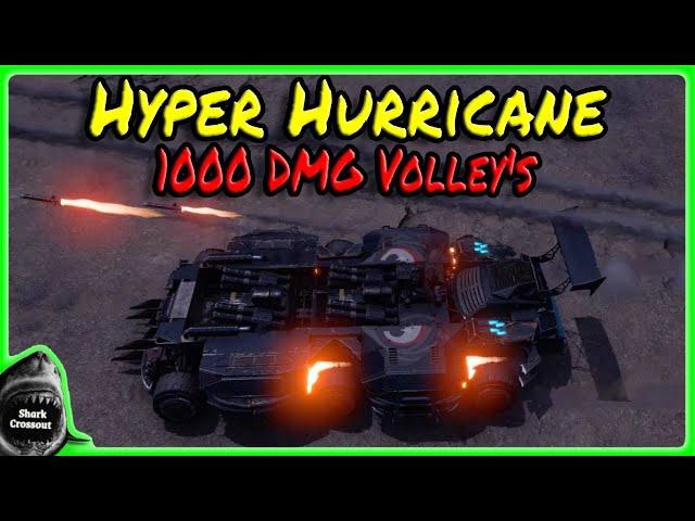 Hyper Hurricane [1000 Damage Volley's] [4x Hermes] [Crossout Gameplay ►157]