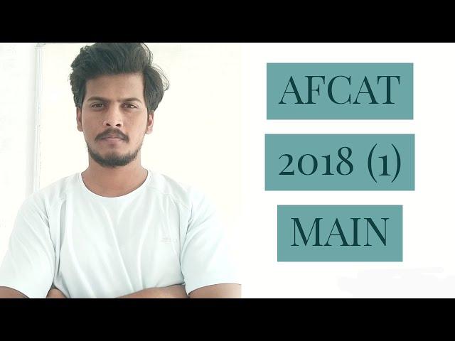 AFCAT 2018 (1) main | Solved paper | Maths |