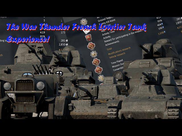 The War Thunder French Lowtier Tank Experience!