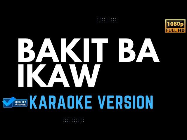 MICHAEL PANGILIINAN - BAKIT BA IKAW Karaoke Version HD