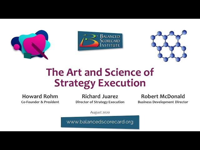 The Art and Science of Strategy Execution