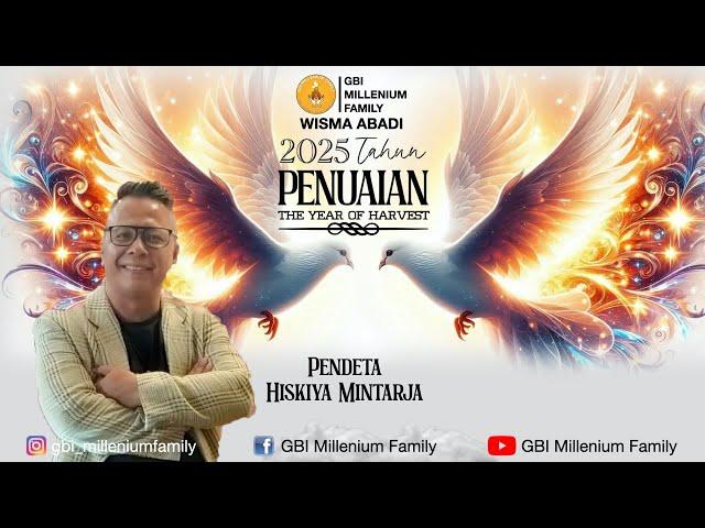 Pdt. Hiskiya Mintarja - Ibadah Online GBI Millenium Family 15 Juni 2025