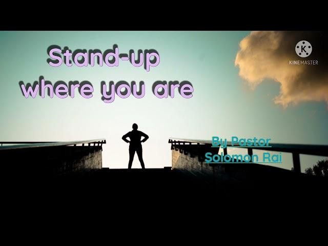 Stand-up where you are