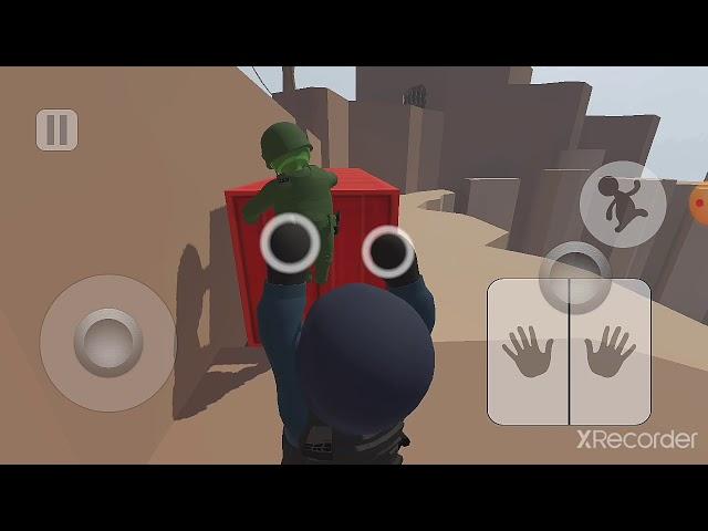 Играю с Локер 267 в human fall flat(･_-｡ )