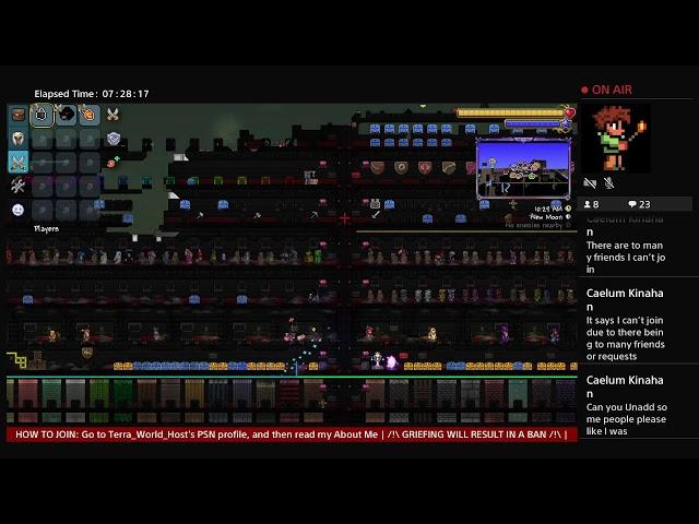 (LIVE) | PS4/PS5 | Ultimate All Items World 1.4.4 | 24/7 | SERVER 1 | Terraria |