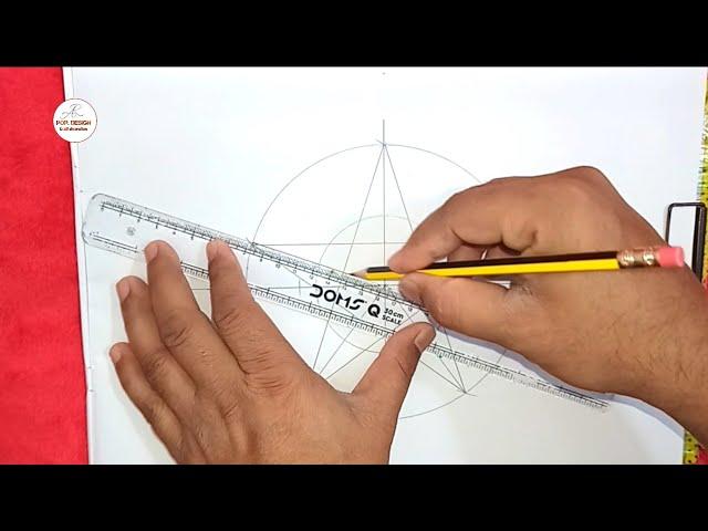 5 Divide Circle Pop Design | Drawing By @ARpopDesign