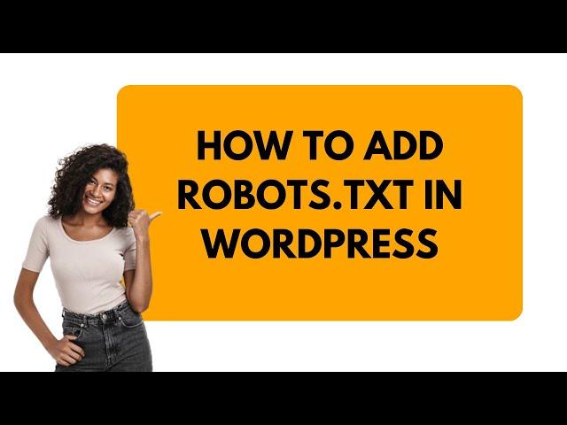 How To Add Robots txt In WordPress