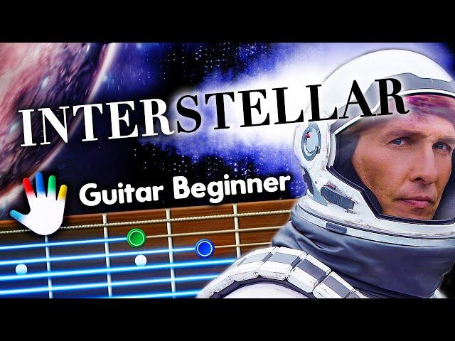 Interstellar (First Step) Guitar Lessons for Beginners Hans Zimmer Tutorial | Easy Chords