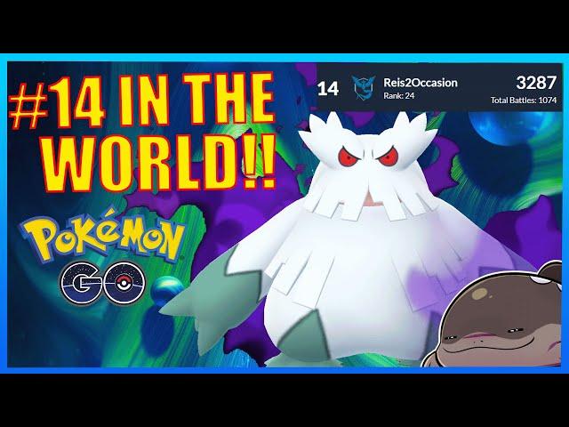 I HIT #14 IN THE WORLD WITH ABOMASNOW AND CLODSIRE!! | POKÉMON GO BATTLE LEAGUE