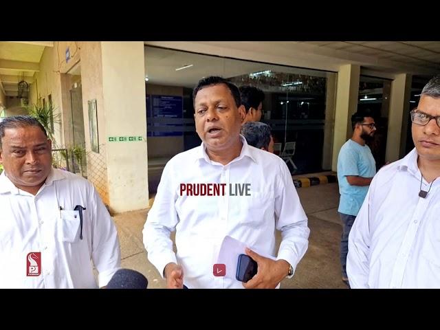 Congess Visit to ID Hospital Ponda | Press Briefing | Live | Prudent