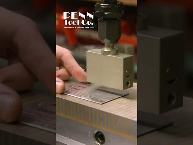 Metal Marking with an Impact Press