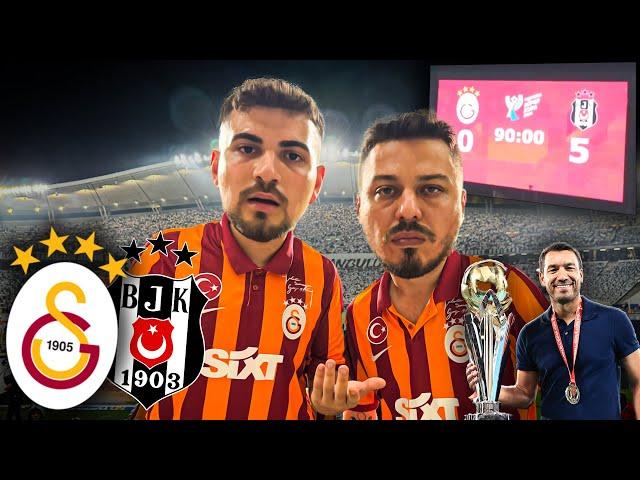 BEŞİKTAŞ FARK ATTI SAHA ve TRİBÜNLER KARIŞTI | Galatasaray 0-5 Beşiktaş Süper Kupa Finali Stad Vlog