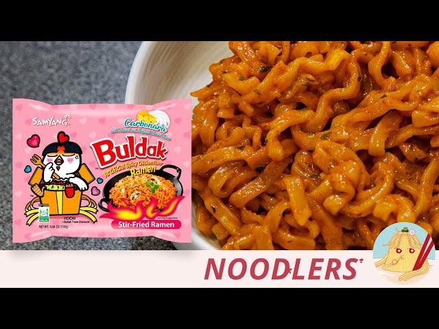 Samyang Buldak Carbonara Ramen - Stir-Fry Noodles